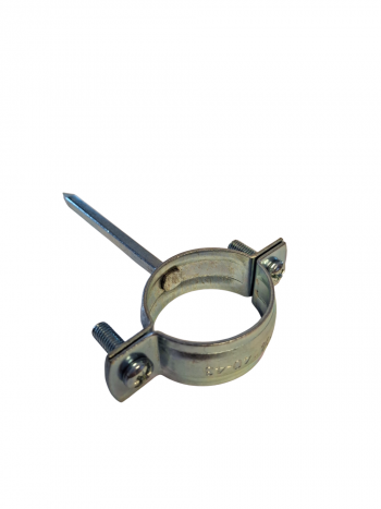 Preview: Verzinkte Stiftrohrschelle 1/2 Zoll, Spannbereich 21–23 mm